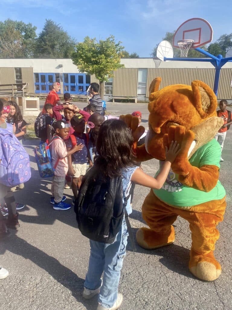 Rafiki la mascotte